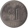 1971 Malaysia 1 Ringgit Size Coin