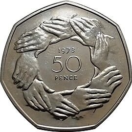 United Kingdom 50 Pence - Elizabeth II Coin