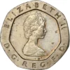 1982 Elizabeth D.G REG F.D UK, Elizabeth II (2nd portrait) 20 Pence Collectible Coin
